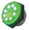 Philmore 44-1206 3-15V DC GREEN LED Lighted, Intermittent Piezo Sounder ~ 95dB