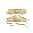 Lot of 2 Sprague 456E6025 KOOLOHM, 6K Ohm 10 Watt Resistors 10W