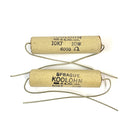 Lot of 2 Sprague 456E7525 KOOLOHM, 7.5K Ohm 10 Watt Resistors 10W