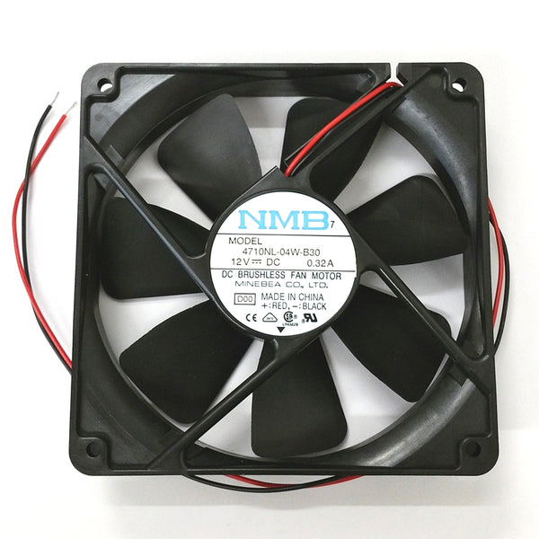 NMB Minebea 4710NL-04W-B30 119mm x 119mm x 25mm 12V DC Cooling Fan, 79.46CFM