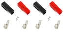49-308, Philmore  2 Pairs of RED & BLACK DC-S (Standard) Power Connectors ~ 45A