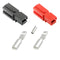 Philmore 49-338, RED & BLACK DC-H (Hi-Amp) Power Connector Set ~ 60A 8AWG