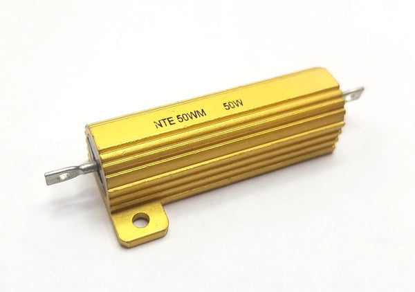 NEW NTE 50WM225 2.5K Ohm 1% 50 Watt Metal Power Resistor 50W