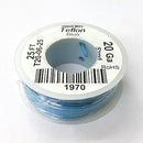 25' 20AWG BLUE Hi Temp PTFE Insulated Silver Plated 600 Volt Hook-Up Wire - MarVac Electronics