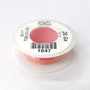 25' 26AWG ORANGE Hi Temp PTFE Insulated Silver Plated 600 Volt Hook-Up Wire - MarVac Electronics