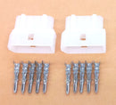 61-205, Philmore 1 Pair of 5 Pin 0.093" Male Molex Connectors w/10 Male Pins