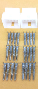 61-215, Philmore 1 Pair of 15 Pin 0.093" Male Molex Connectors w/30 Male Pins
