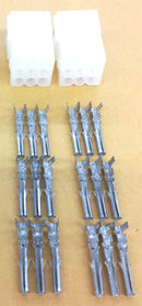 61-249, Philmore 1 Pair 9 Pin 0.093" Female Molex Connectors w/18 Female Pins