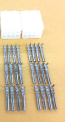 61-255, Philmore 1 Pair 15 Pin 0.093" Female Molex Connectors w/30 Female Pins