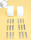 Philmore 61-309, 1 Pair of 9 Circuit In-Line 0.093" Male Pin 3191 Connectors