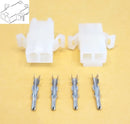 Philmore 61-322, 1 Pair of 2 Circuit Panel Mount 0.093" Male Pin 3191 Connectors