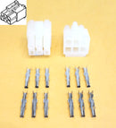 Philmore 61-346, 1 Pair of 6 Circuit In-Line 0.093" Female Pin 3191 Connectors