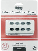 PS97 Uninex Indoor AC Countdown Timer (15m, 30m, 1hr, 2hr, 4hr +)