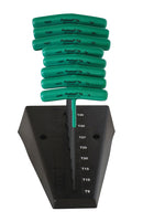 33034, Bondhus 8 Piece Torx® Star Driver T-Handle Set (T9 to T40) with Stand