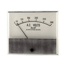 Shurite 7407Z, 0-300V AC Analog Meter ~ 3.5" x 3.0" Panel Face, 2" Round Body