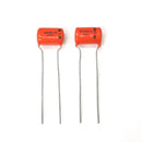 Lot of 2 0.1uF 100V Orange Drop Film Capacitor ~ Cornell Dubilier 225P Cap - MarVac Electronics