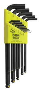 74937, Bondhus 13 Piece Inch Set, ProHold Hex Balldriver L-Keys ~ 0.050" to 3/8"