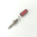 Switchcraft 855 Red 0.101" 2.5mm Male Mono Sub Mini Plug Solder Type NOS - MarVac Electronics