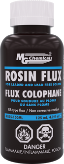 MG Chemicals 835-100ML, 125 mL (4.22 oz.) Bottle of Rosin Flux