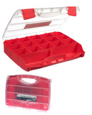 17 Section Plastic Storage Box (12-1/2" x 10" x 2-3/8")