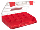 17 Section Plastic Storage Box (12-1/2" x 10" x 2-3/8")