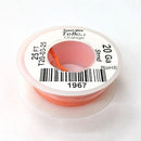 25' 20AWG ORANGE Hi Temp PTFE Insulated Silver Plated 600 Volt Hook-Up Wire - MarVac Electronics