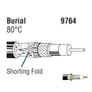 25' Belden 9764, RG11 75 Ohm CATV Coax Cable ~ Outdoor Water Exposure Rated