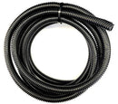 100ft Black Split Loom 5/8'' Diameter, 100 feet 5/8'' Flexible Convoluted Tubing