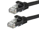 WW724M875BK 75 Foot Black CAT6 Ethernet Patch Cable with Snag less Flex boot Ends