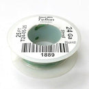 T24-05-25, 25FT 24AWG GREEN Hi Temp PTFE Insulated Silver Plated 600 Volt Wire
