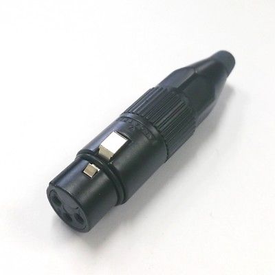Amphenol XLR-Kabelstecker AC3FB | 3-polig, Female, Neu, Für Mikrofone & Audio