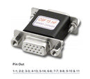 AD-D9F15HF DB9 Female to High Density 15 Female, Serial VGA Adapter
