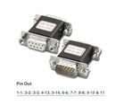 AD-D9F15HM DB9 Female to High Density 15 Male , Serial VGA Adapter