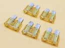 ATC20-5, Bussmann 20A 32V ATC Type Automotive Blade Fuses Lot of 5 ~ Yellow