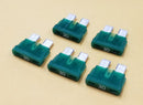 ATC30-5, Bussmann 30A 32V ATC Type Automotive Blade Fuses Lot of 5 ~ Green