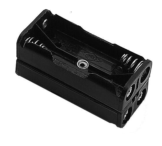 Philmore BH443S Supporto Per 4 Batterie AAA (UM-4) Con Attacco A Scatto - Nuovo - Foto 4
