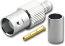 BNC-3122A BNC Female 3 Piece Crimp Jack for RG-58A/U & C/U Stranded Center Cable