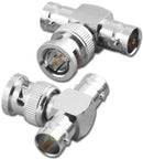 BNC-3374, BNC Female to Male to Female (Jack-Plug-Jack) T Adapter ~ UG-274B/U