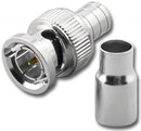 BNC-7071, BNC Male 2 Piece Crimp Plug for RG-59/U & RG-62/U Cable Solid Center