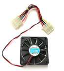 BS601012M, Innovative 60mm x 10mm 12V DC Cooling Fan w/PC Power Cable ~ 17.7 CFM