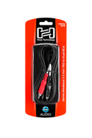 CMR-210, Hosa Stereo Adapter Breakout Cable, 3.5mm TRS to Dual RCA, 10FT