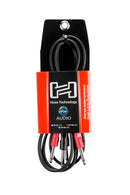 CPP-202, Hosa Stereo Interconnect, Dual 1/4 in TS to Same, 2 m