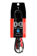 CPR-201, Hosa Stereo Interconnect, Dual 1/4 in TS to Dual RCA, 1 m