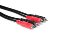 CRA-201, Hosa Stereo Interconnect, Dual RCA to Same, 1 m