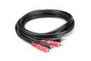CRA-201, Hosa Stereo Interconnect, Dual RCA to Same, 1 m