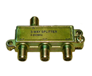 Philmore CS14, 75 Ohm "F" Type 3 Way Hybrid Splitter w Grounding Block 5-900MHz