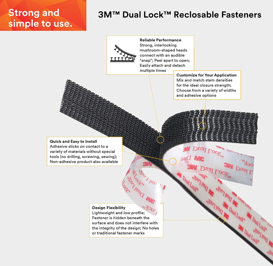 3M™ Dual Lock™ Reclosable Fastener SJ3550