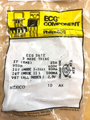ECG5672, 600V @ 25A Silicon 3 Mode TRIAC ~ TO-3 Isolated Case (NTE5672)