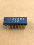 ECG9805, DTL 10-lnput NAND Gate (2K Ohm Pull-up) ~ 14 Pin DIP (NTE9805)