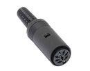 ETL10, Philmore 7 Pin 270° Inline Female DIN Connector ~ Solder Type
